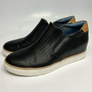 Dr. Scholl’s If Only wedge Booties black faux leather size 7
